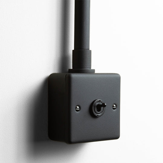 Textured Black Intermediate Toggle Switch