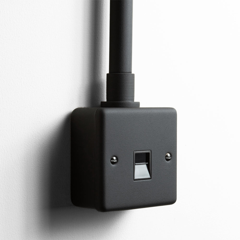 Textured Black Primary Telephone Socket