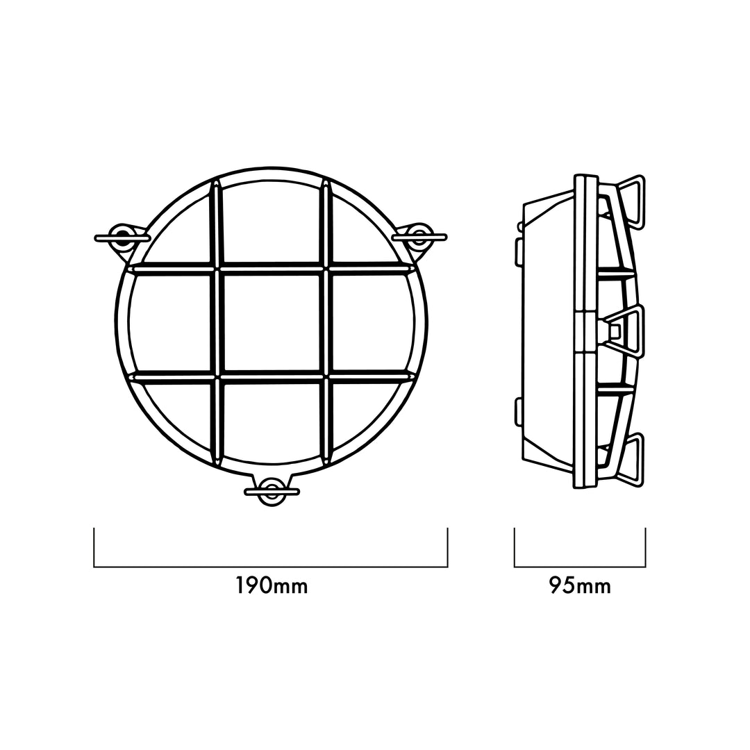 Brass Round Bulkhead