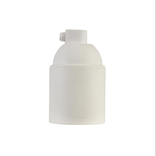 E27 Bakelite Bulb Holders - White