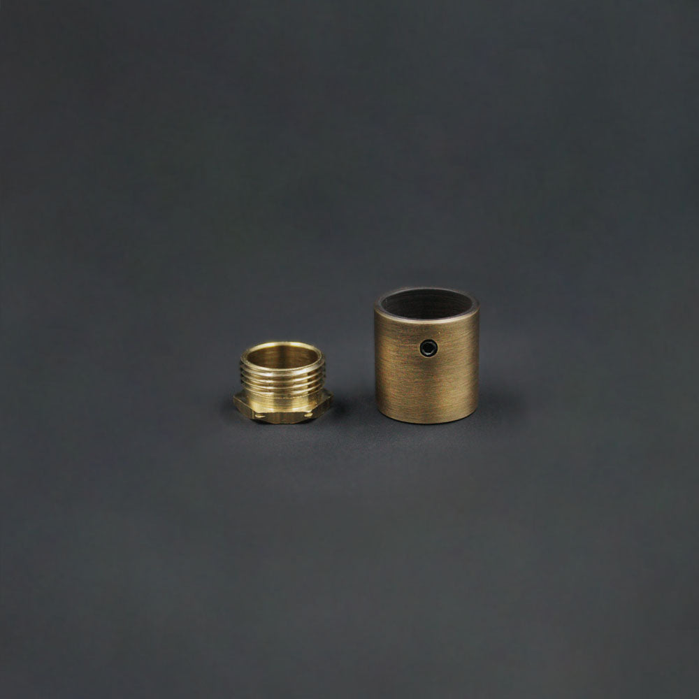 20mm Conduit Adaptor - Antique Brass