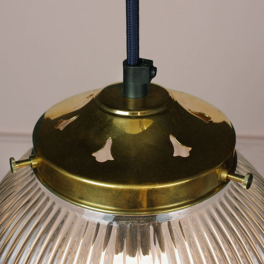 Reeded Glass Globe - Medium