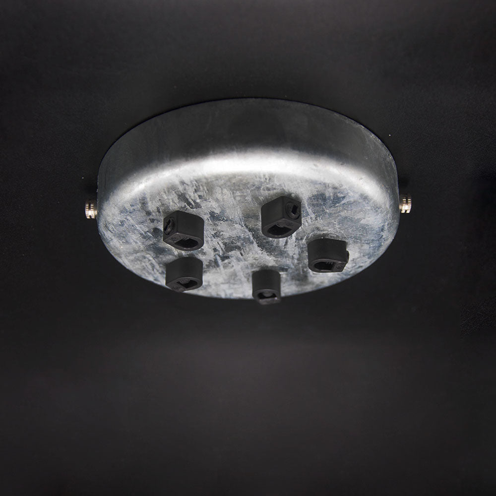Multi Outlet Ceiling Roses - Galvanised