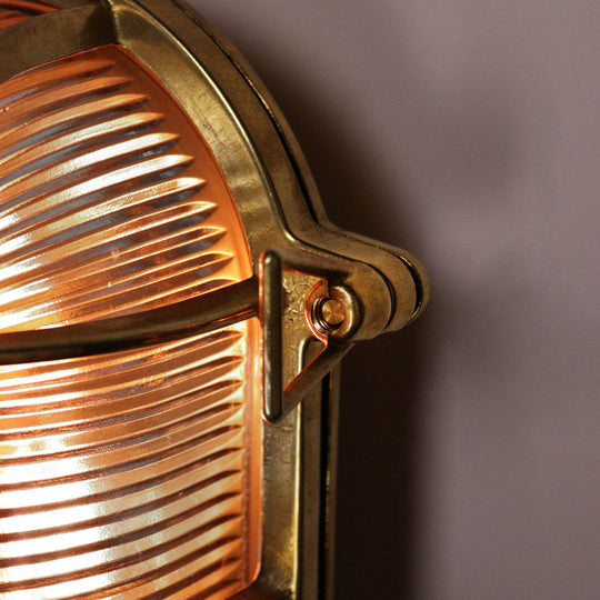 Brass Oval Bulk Head Extra Large