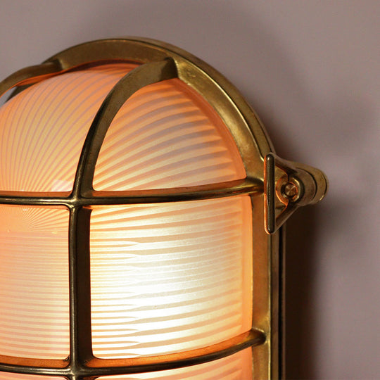 Brass Oval Bulk Head Extra Large