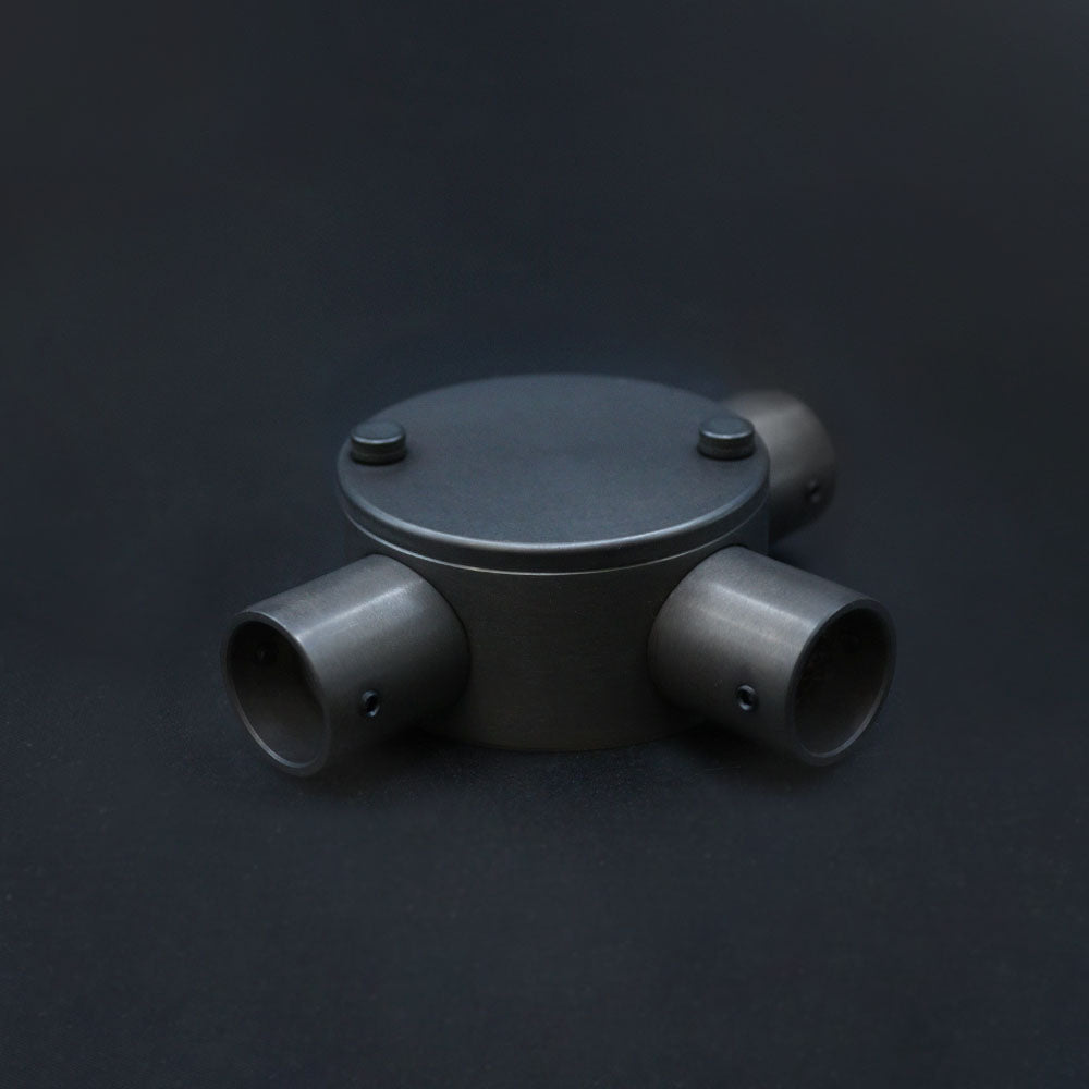 20mm Conduit Tee Box - Dark Bronze