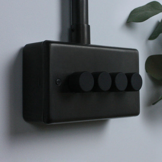 Dark Bronze 4 Gang 2 Way Dimmer Switch