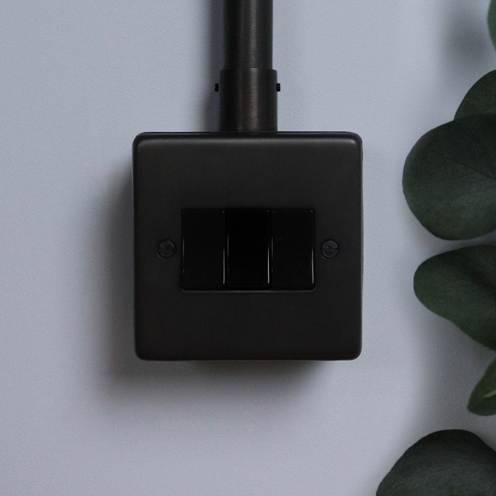 Dark Bronze 3 Gang 2 Way Switch