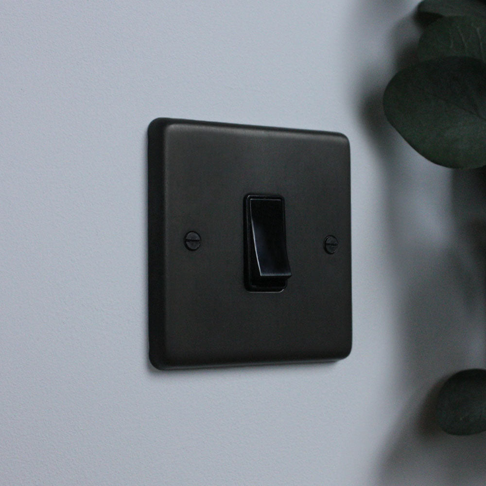 Dark Bronze 1 Gang 2 Way Switch