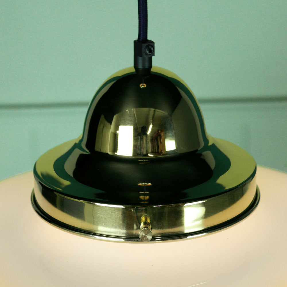 School House Glass Pendant