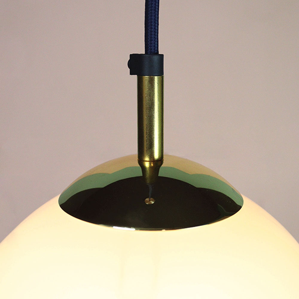 Opaline Shade Pendant Set - Small