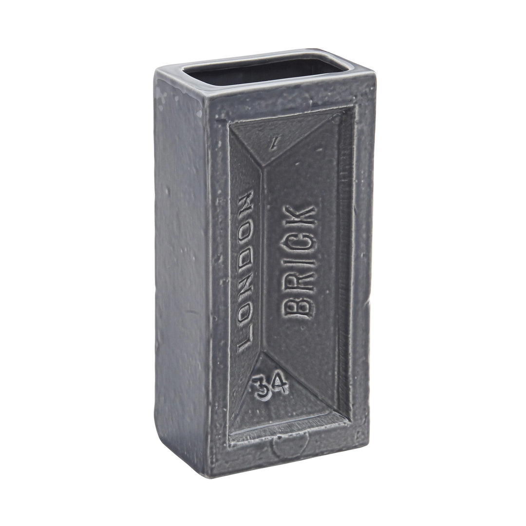 London Brick Vase Grey